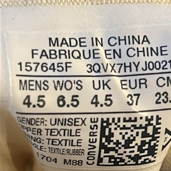 * Converse All Star Peach Unisex Low Top Casual Women’s size 6.5 Sneakers - Picture 12 of 12